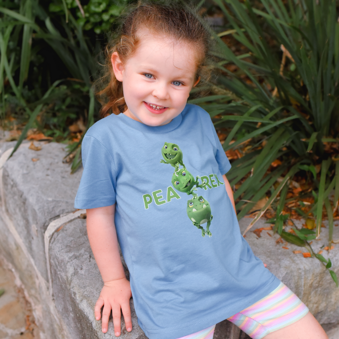 Vegesaurs T-shirt - Pea Rex