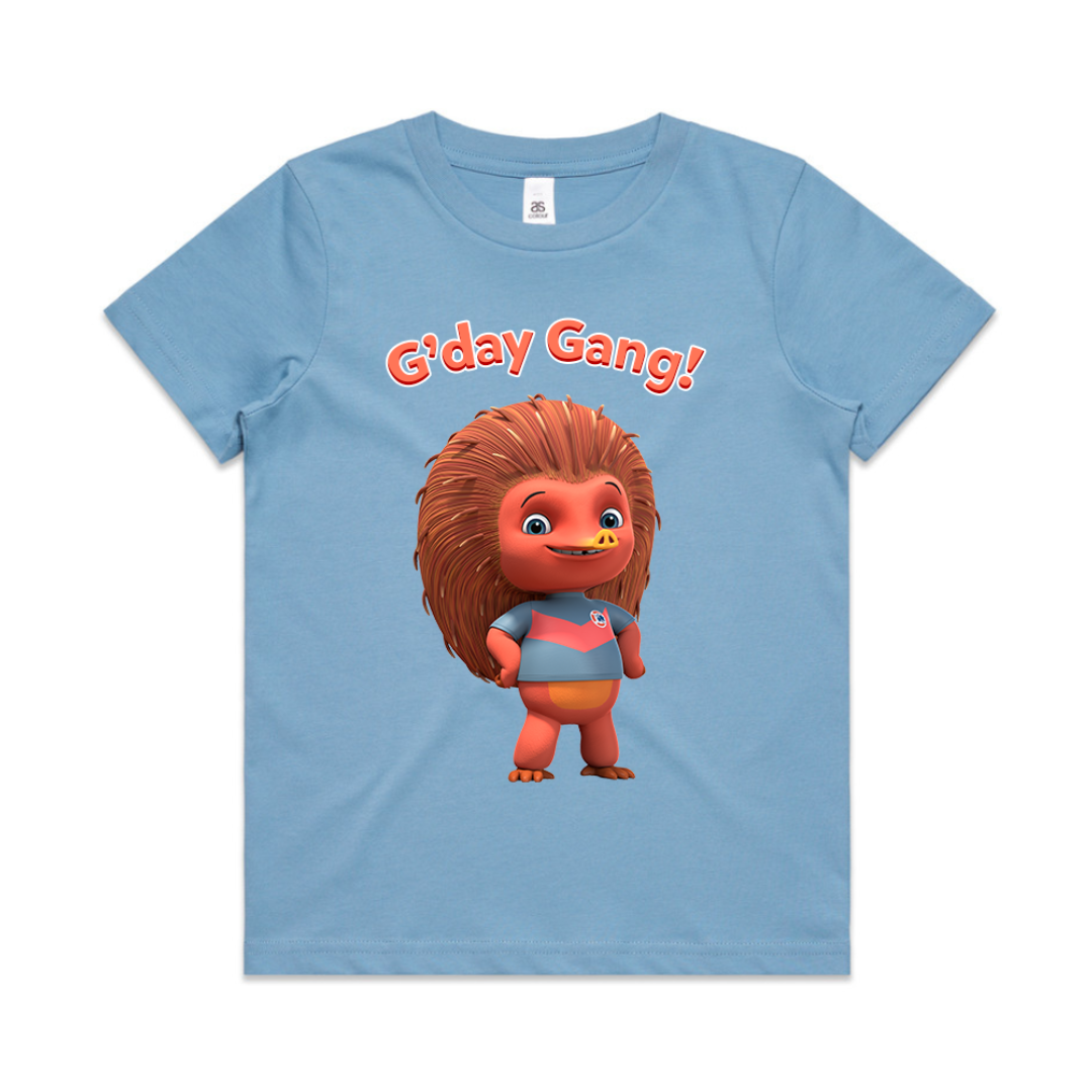 Kangaroo Beach T-shirt - Spyke - G'day Gang!