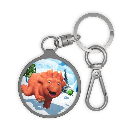 Vegesaurs Keyring  - Ginger in The Snow