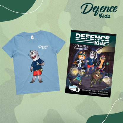 Defence Kidz Bianca T-shirt and Snakebite Cove Graphic Novel