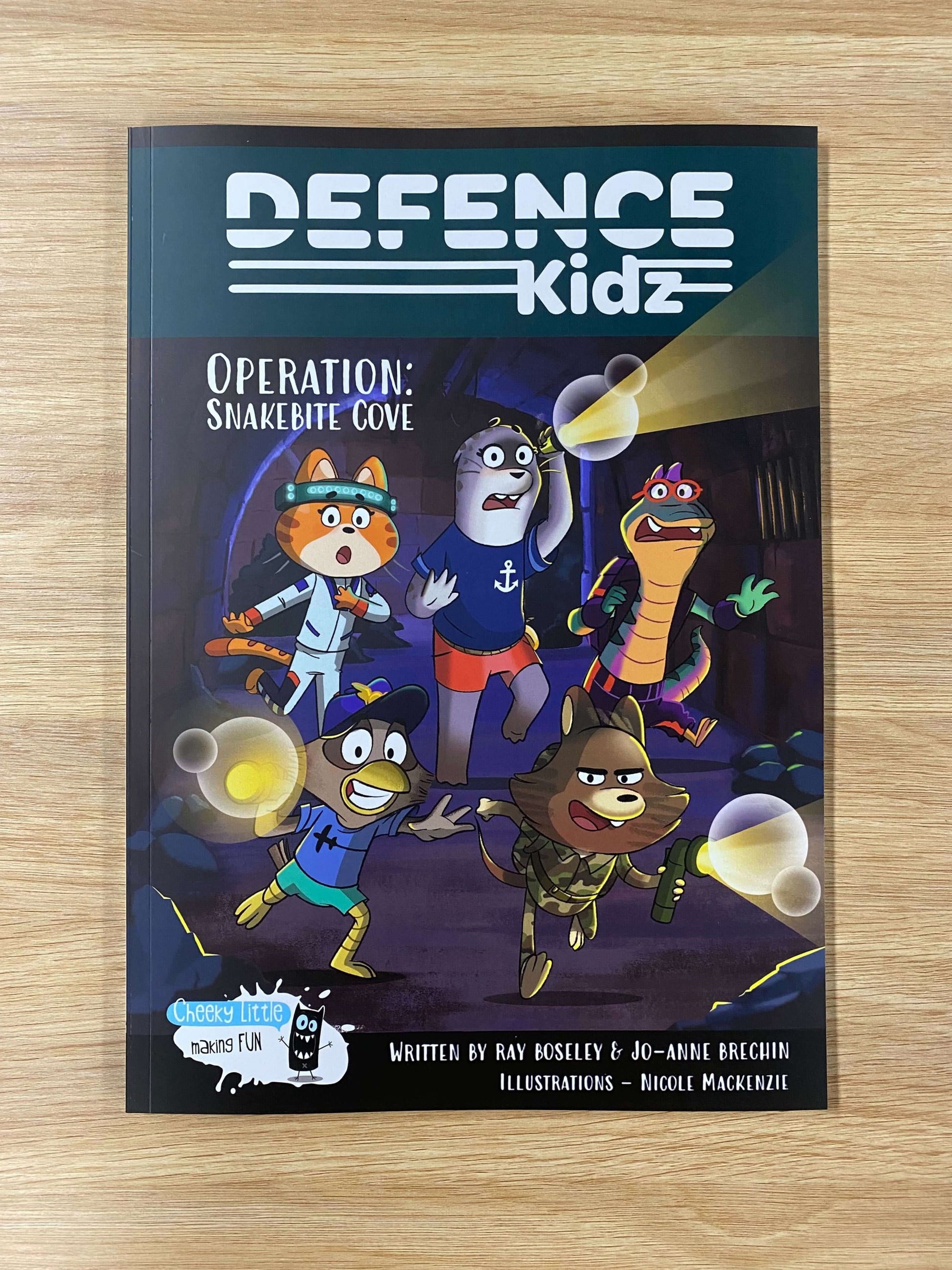 Defence Kidz graphic novel front cover