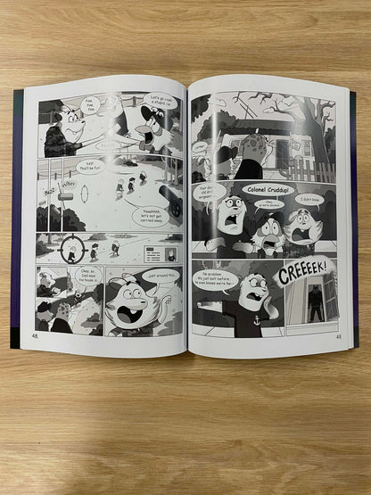 Defence Kidz graphic novel illustrated pages