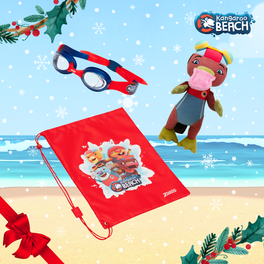 Kangaroo Beach Christmas Pack Gemma Goggles and Plush