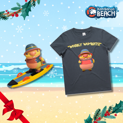 Kangaroo Beach Christmas Pack Neville Figurine and T-shirt