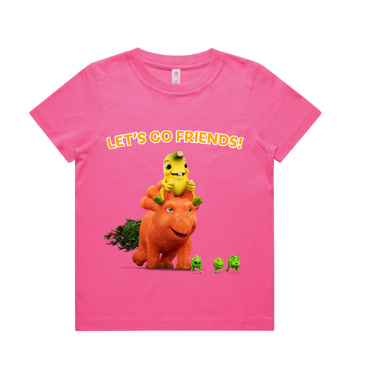 Vegesaurs T-shirt - Ginger - Let's Go Friends!