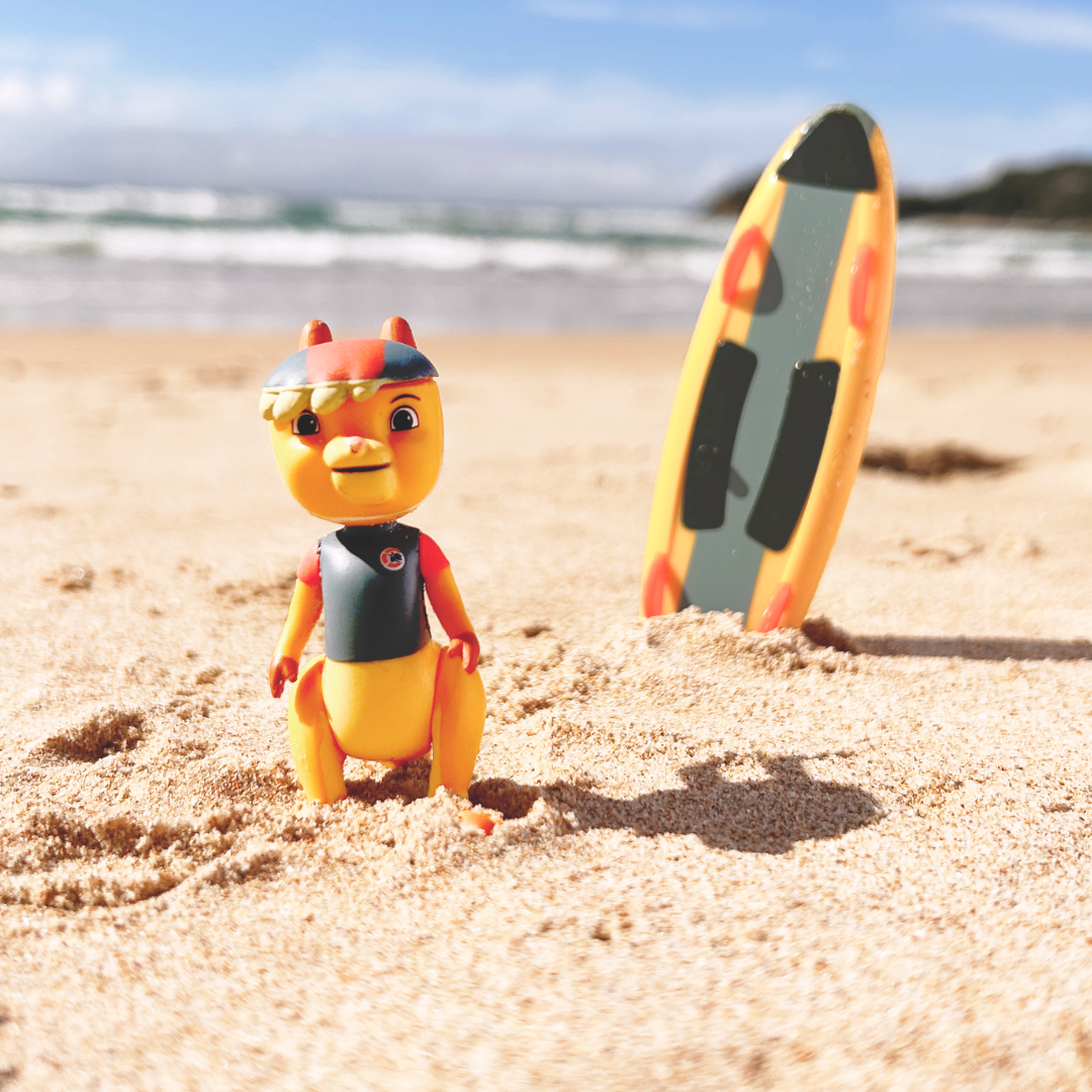 Kangaroo Beach Pounce Figurine