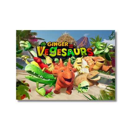 Vegesaurs Poster - Jungle run