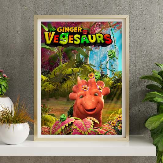 Vegesaurs Poster - Vegesaur Valley