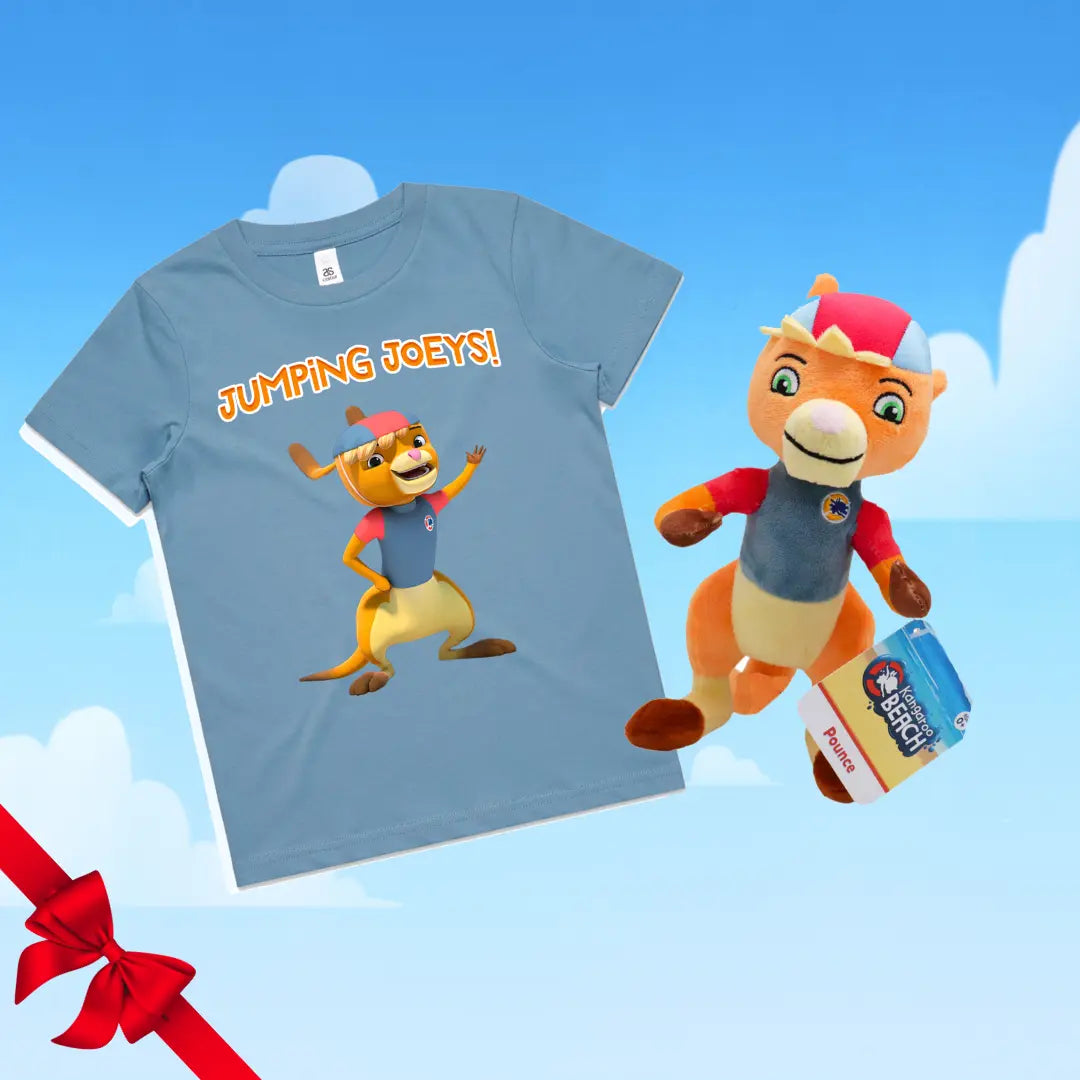 Kangaroo Beach Pounce Tee Gift Pack