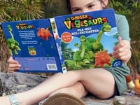 Vegesaurs book - Pea-Rex Rollercoaster