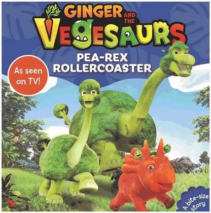 Ginger and the Vegesaurs Pea Rex Rollercoaster Book