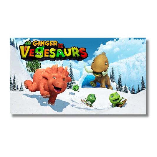 Vegesaurs Poster - Snow Day
