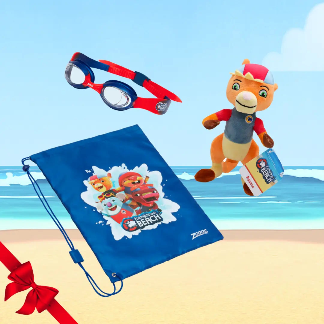 Kangaroo Beach Pounce  Zoogs Gift Pack